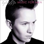 Gossipin albumin "Music For Men" kannessa näkyy harmaasävyinen valokuva naisesta tai miehestä, jolla elvisletti ja tyyni ilme kasvoilla, alahuulen alla luomi tai lävistys. Kuvan tausta on vitivalkoinen. Sen yläosassa lukee bändin ja albumin nimi.
