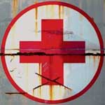 Roomalaisen goottibändi Chaos/Orderin albumin "Significance of Blood" etukannessa näkyy maalaus suuresta punaisesta rististä punaisen reunaviivan keskellä. Punaisen ristin taustalla vaaleanharmaa ja osittain ruostunut tasainen pinta. Kuvassa ei lue la