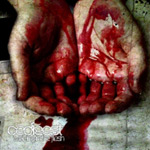 CeDigestin debyyttialbumin "Walking in the Flesh" kannesas näkyy ihmisen paljaat kädet avoimin kämmenin ja siten, että käsissä on runsaasti syvänpunaista verta. Verta valunut kämmeniltä myös valkoiselal taustalle. Kuvan vasemmassa laidassa lukee