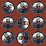 Killing Joken EP:n etukannessa ruskea pohjaväri ja sen päällä ylhäältä kuvattuja tölkkien yläosia. Tölkkejä ei ole avattu. Niitä on järjestyksessä suorina riveinä kolme leveys- ja pystysuunnassa.