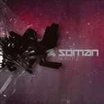 "Noistyle"-albumin kannessa mustaa limanarua vasemmalla ja taustalla pinkkiä kiiltäväpintaista tekstuuria. Kuvan oikeassa laidassa lukee Soman ja "Noistyle" vaalealla värillä.