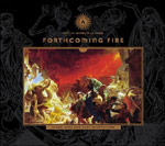 "Set the World on Fire (Mixes, Hits and Last Temptations" -levyn etukannessa tummanharmaa koristeellinen pohjaväri ja sen päällä maalaus jonkinlaisesat raamatullisesta kohtauksesta. yläosassa lukee keltaisella värillä Forthcoming Fire ja pientä pr