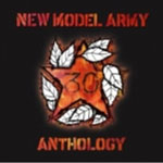 New Model Armyn "Anthology"-albumin etukannessa tummanharmaa taustaväri ja sen päällä punainen, viisisakarainen tähti. Sen yläpuolella lukee punaisella värillä New Model Army ja alaosassa kokoelman nimi samaan tyyliin.