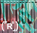 "Viridian Resonance" -albumin etukannessa valokuva pianon koskettimia muistuttavasta lähikuvasta, jossa koskettimet ruskeita ja niiden päällä vihreää väriä.