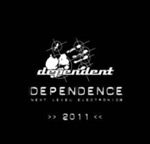 Musta pohjaväri ja sen päällä valkoisella värillä piirros ihmisen kädessä olevista luista. Kuvan alaosassa lukee valkoisella Dependence ja sen alla vuosiluku 2011.