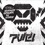 "New Noise Designed By A Sadist" -albumin kannessa mustai ja valkoisia raitoja, joista muodostuu monsteria muistuttavan hahmon naama.