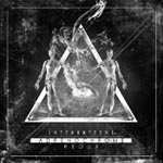 Harmaasävyinen, kulunut ja nuhjuinen kuva pyramidia muistuttavasta muodosta, jonka päällä ihmisten hahmoja.