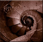 Eeriness: "Paths"-albumin kansikuva, jossa näkyy kierreportaat suoraan ylhäältä alaspäin katsottuna.