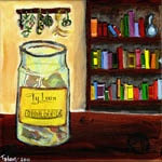 "Formaldehyde"-EP:n etukannessa piirros lasipurkista, jossa lukee TyLean ja asen alla levyn nimi.