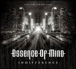 Synkkä valokuva suurkaupungin valosaasteesta ja valtatiestä. Kuvan alaosassa lukee valkoisella Essence of Mind.