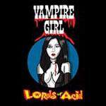 "Vampire Girl" -singlen kannessa musta tausta ja sen päällä piirros kalpeaihoisesta, mustahiuksisesta goottinaisesta. Kuvan yläosassa lukee singlen "Vampire Girl" nimi.