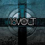 "SuperCoolNothing"-levyn kansitaiteessa sininen pohjaväri, jonka päällä risti ja sen päällä 16voltin logo vaalealla värillä.