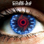 "Accelerate"-EP:n etukannessa valokuva ihmisen silmästä. Silmässä heijastuu sinisiä mittariston yksityiskohtia ja iiriksen tilalla punaista hohdetta. Kuvan yläosassa Code 64 -logo valkoisella.