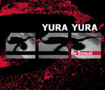 "Be Sexual" -albumin etukannessa mustaa ja punaista taustalla ja sitä vasten kolme vierekkäin olevaa harmaasävyistä valokuvaa. Kuvan oikeassa yläkulmassa lukee Yura Yura valkoisella.