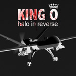 Tummanharmaa tausta, jota vasten valokuva tai tietokonegrafiikkaa miehittämättömästä lentokoneesta. Kuvan yläosassa singlen nimi ja Halo In Reverse -nimi valkoisella.