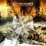 Cygnosic-logo valkoisella värillä kuvan yläosassa. Kuvaa hallitsee palavasta metsästä ja raunioista muodostettu yhdistelmä.