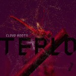 Viininpunainen tausta, jota vasten suurin tikkukirjaimin ja mustalla värillä "Teplo"-levyn nimi.