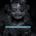 Valokuva vanhasta kivikaiverruksesta tai patsaasta, jonka alaosassa lukee sinertävää palkkia vasten Siamgda ja Tremors tikkukirjaimin.