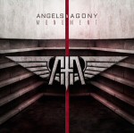 Geometrisia muotoja, joiden päällä Angels & Agony -logo.