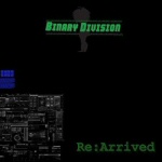 Mustaa taustaa vasten vihreällä värillä Binary Division -logo yläosassa ja oikeassa alakulmassa albumin nimi.