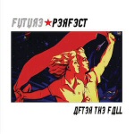 Valkoista taustaa vasten propagandajulistetta muistuttava piirros kahdesta ihmisestä punaisen rätin alla.