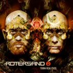 Valokuva tai tyylitelty maalaus tai piirros kahdesta miehen vääristyneistä kasvoista.