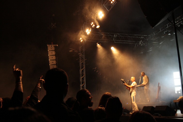 S.P.C.K. esiintymässä Wave-Gotik-Treffenissä.