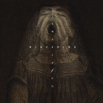 Tummanruskealla värillä piirretty ihmishahmo, jonka suu auki ja silmät kiinni. Kuvan päällä harvalla kirjainvälistyksellä sanat Blac Kolor ja "Awakening" ilman lainausmerkkejä.