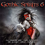 'Gothic Spirits' -kokoelmalevyn kansitaide, jossa punaisella värillä painettuna kiekon nimi. Taustalla koristeellinen sarjakuvamainen piirros naishahmosta, jolla punainen korsetti ja mustat röyhelöiset vaatteet. Tausta on musta ja pilvinen, savuinen.