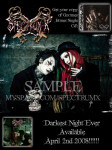 Spectrum-X:n flaijeri uudesta "Darkest Night Ever" -albumista, jossan äkyy mustaa taustaa vasten paljon koristeellisia detaljeja ja niiden keskellä goottipariskunta -- mies ja nainen. Naisella punaiset hiukset, miehellä mustat. Molemmalla mustat vaatte
